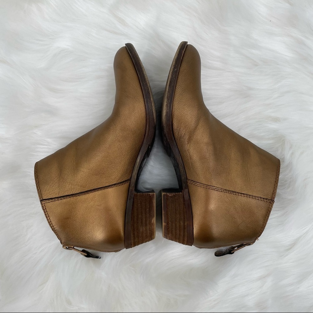 Lucky Brand Gold Belvva Ankle Boots - Picture 7 of 12